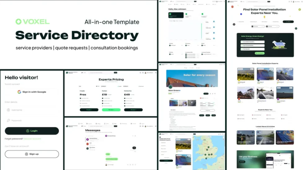 Service Providers Directory Template (20 in 1) - V1.1