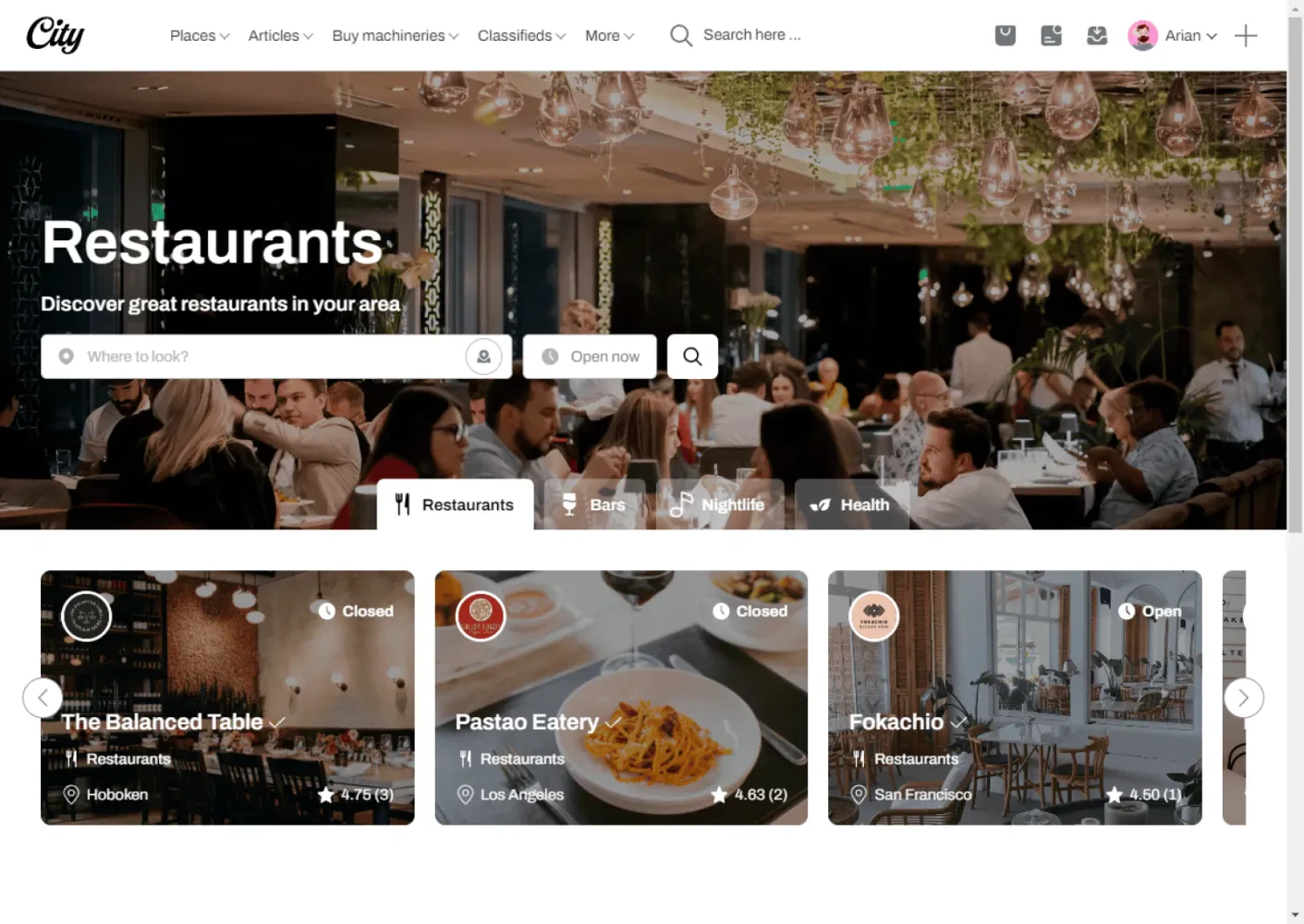Homepage fancy tabs