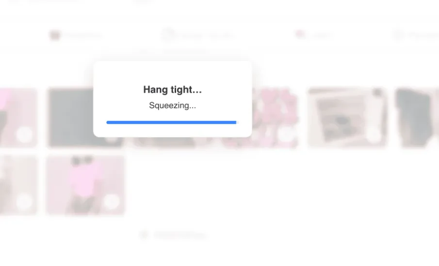 Voxel Upload Progress Modal