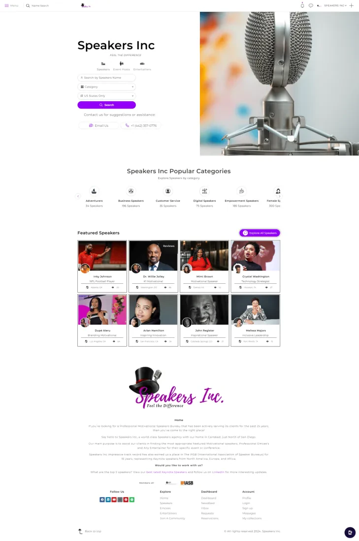 Speakers Inc