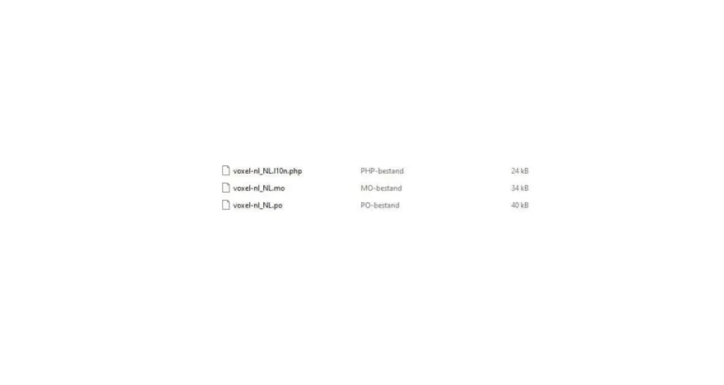 Voxel Theme – Dutch Translation (Nederlands)