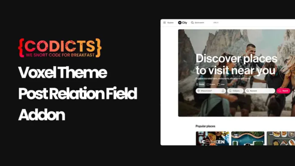Voxel Theme Post Relation Field Addon by CoDicts