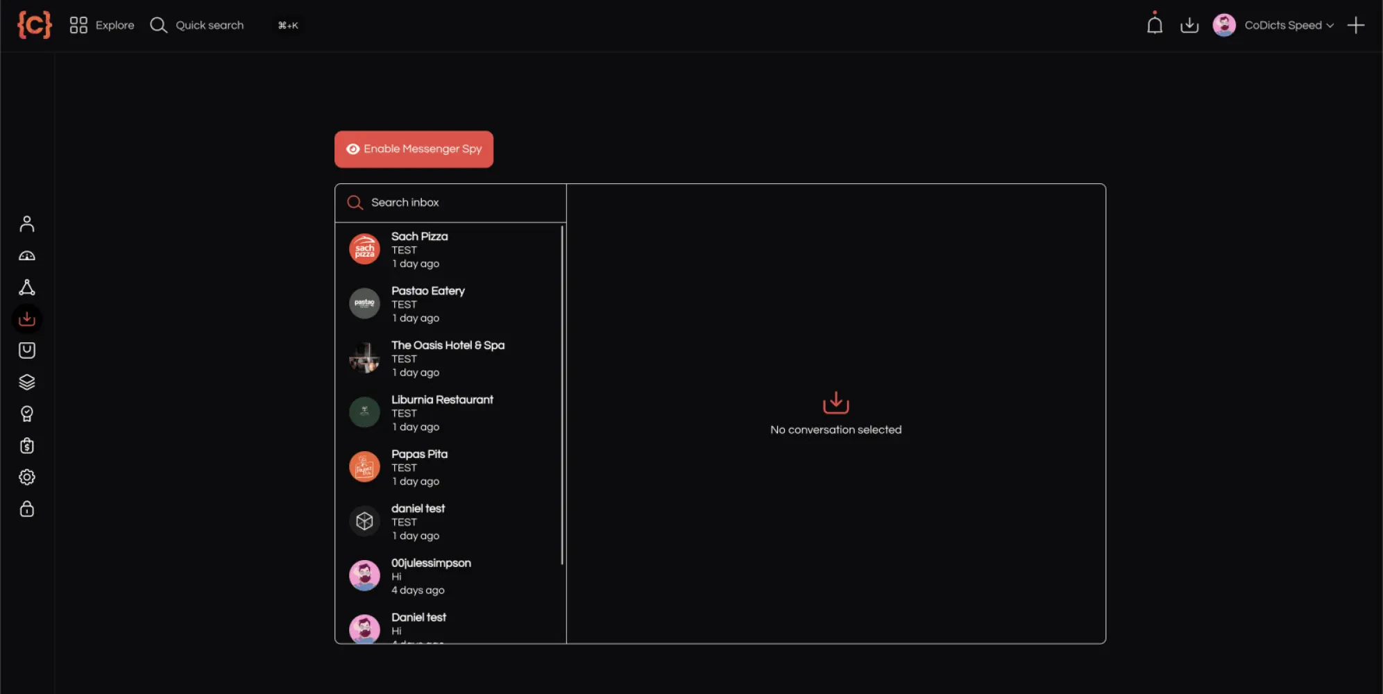 Voxel Theme Messenger Admin by CoDicts