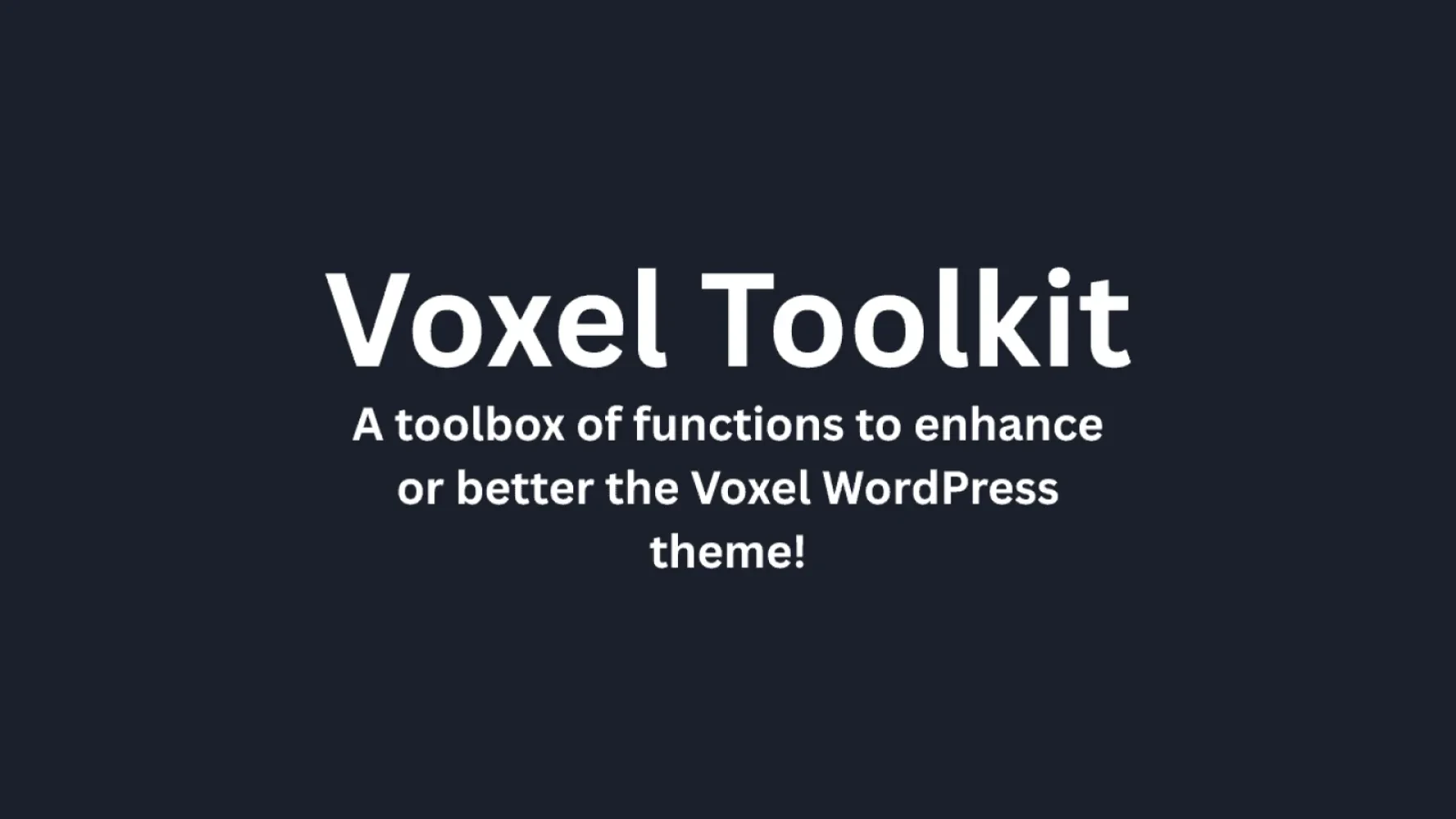 Toolkit
