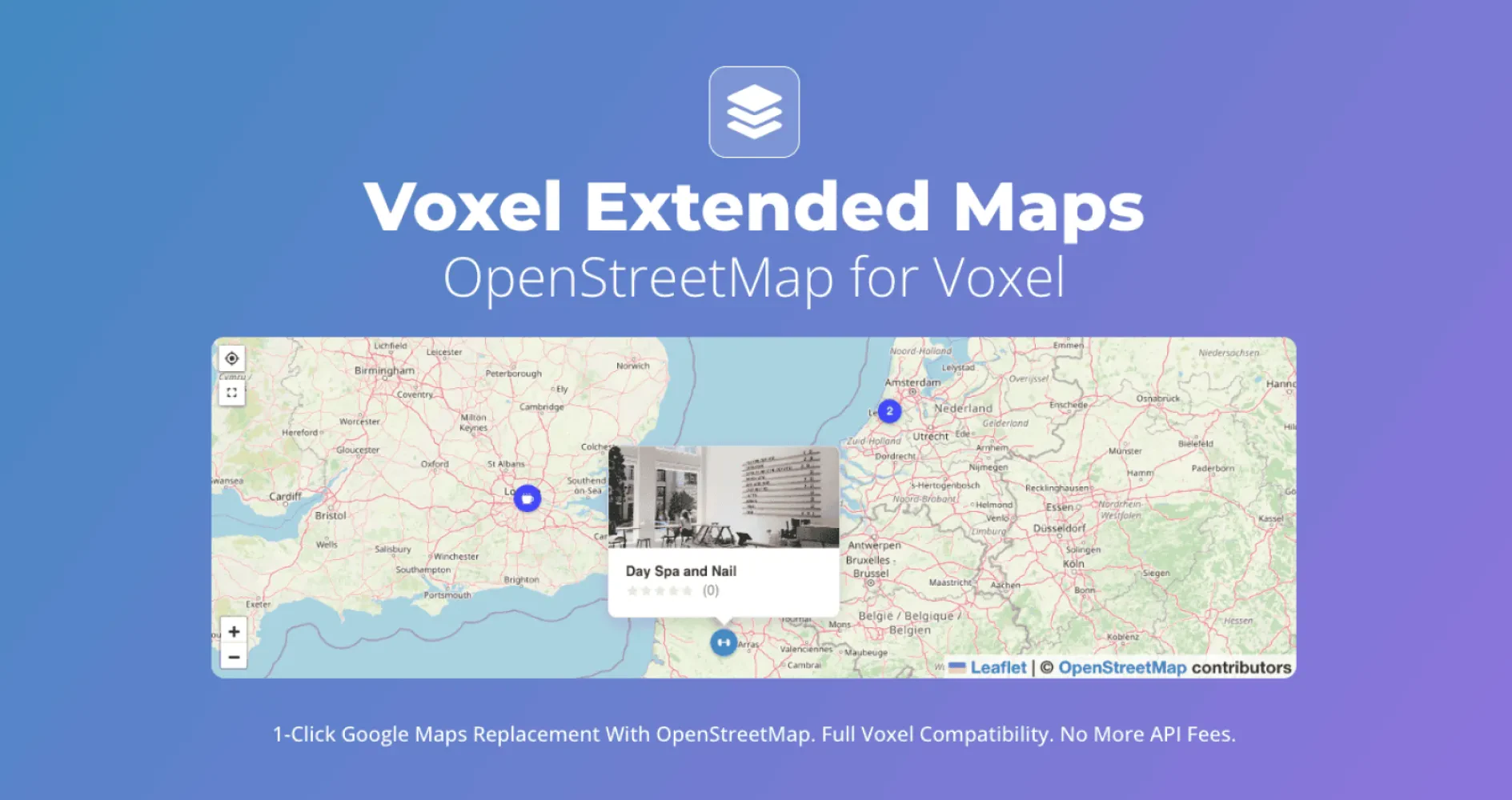 Voxel Extended Maps - OpenStreetMap OSM