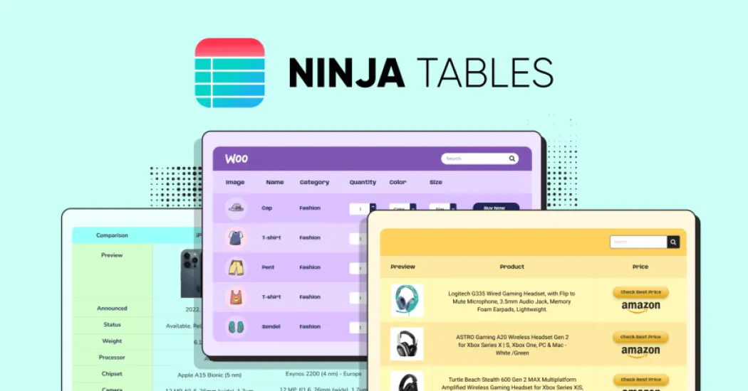 Ninja Tables