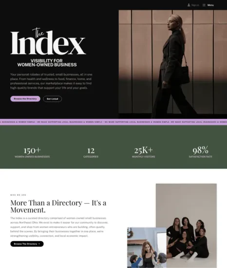 Women-Owned Directory Website